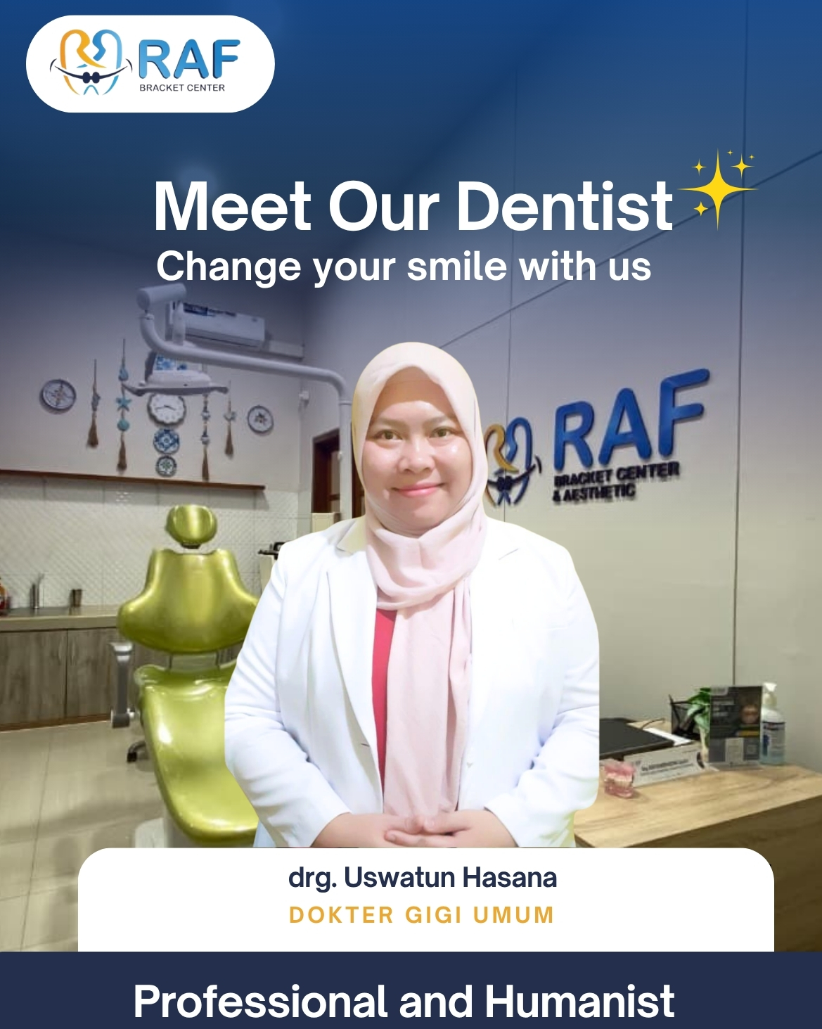 Portrait of drg. Uswatun Hasanah