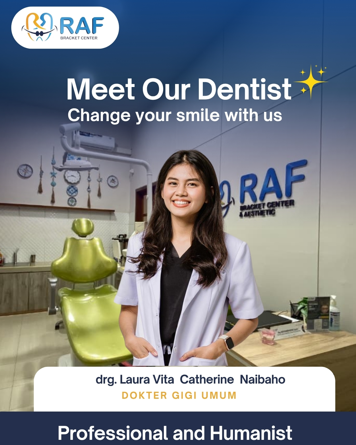 Portrait of drg. Laura Vita Catherine Naibaho