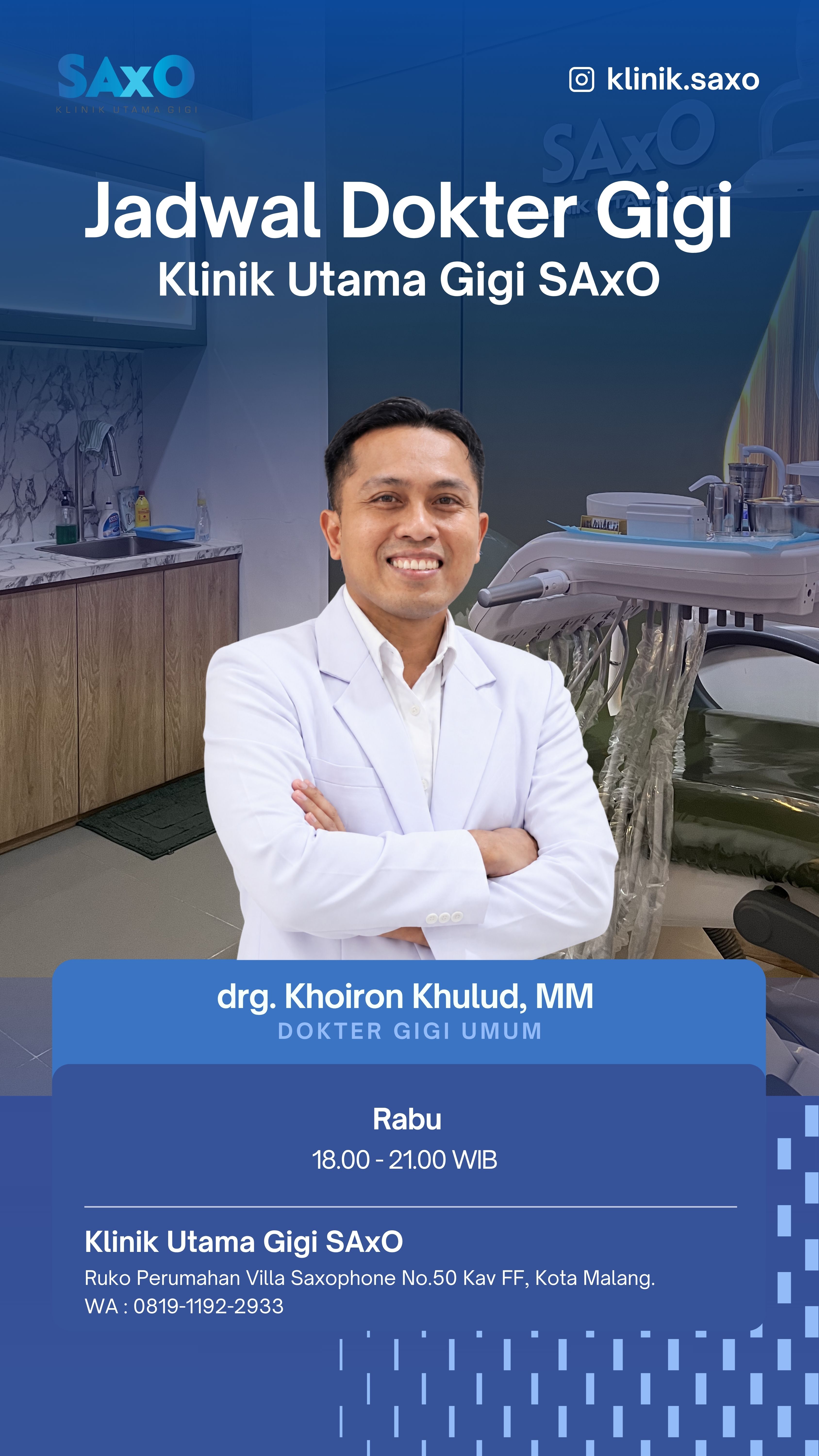 Portrait of drg Khoiron Khulud, MM