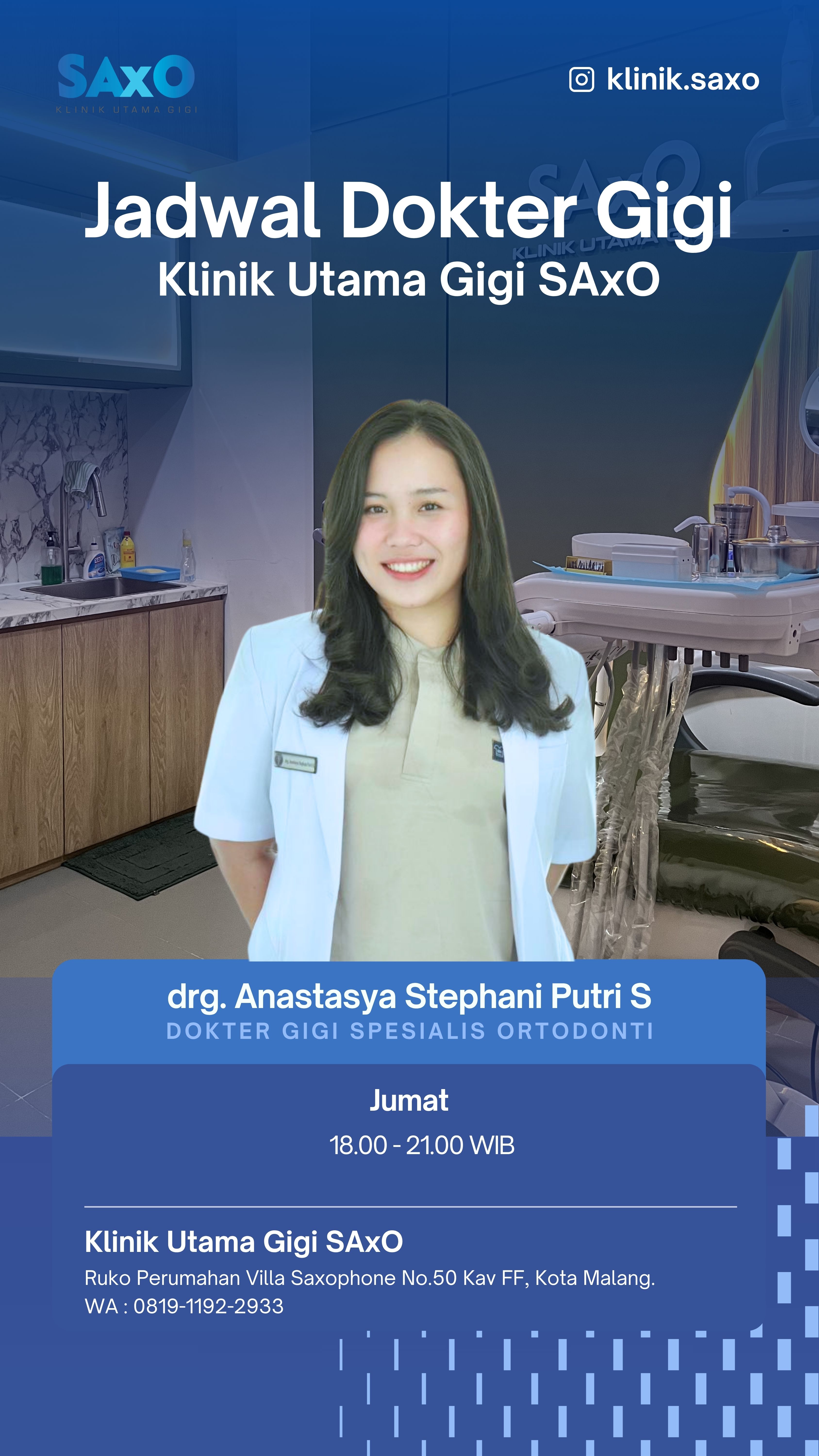 Portrait of drg Anastasya Stephani