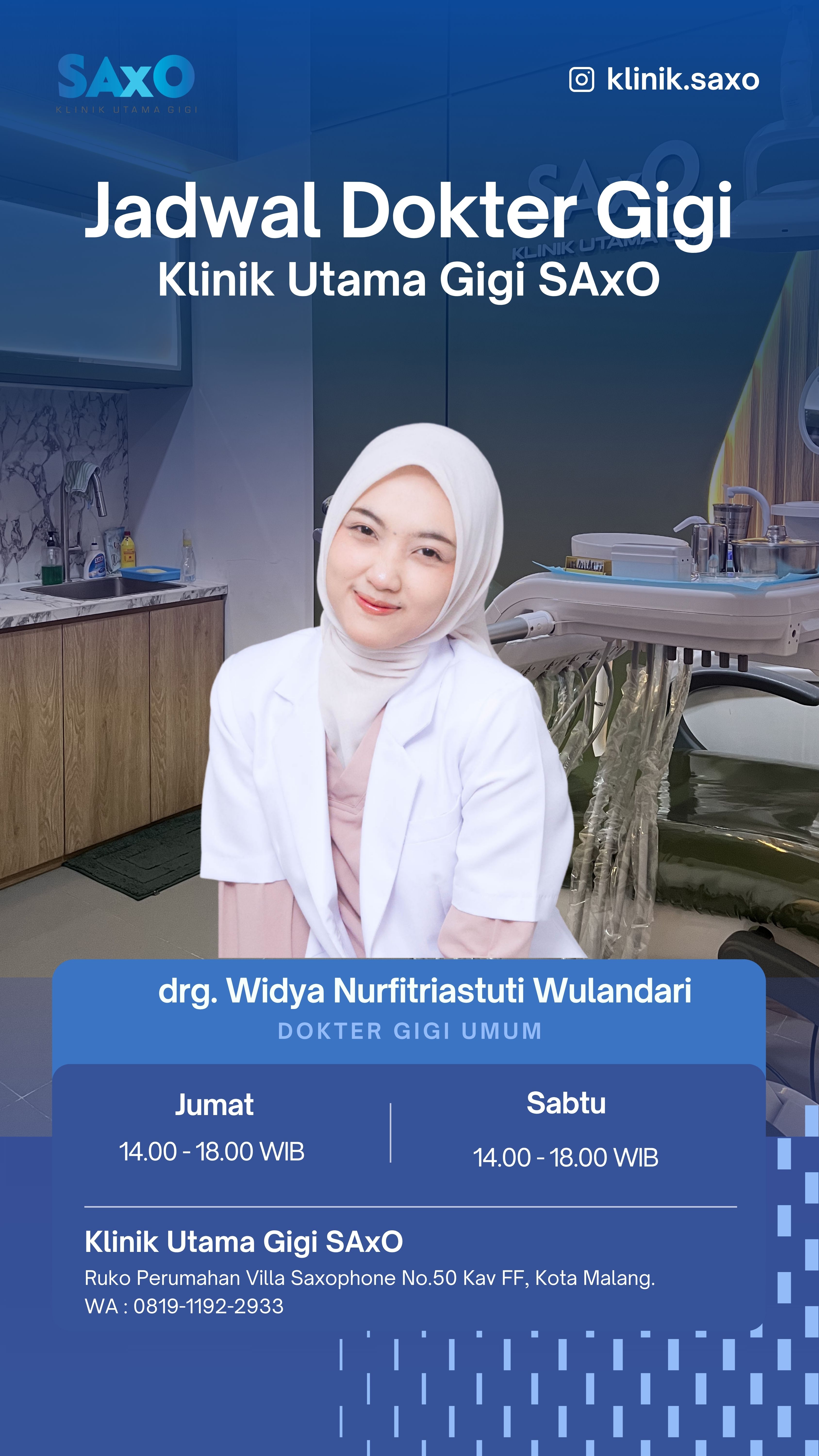 Portrait of drg Widya Nurfitriastuti Wulandari